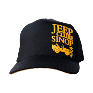 Boné Jeep Clube Sinop Aba Curva Dourado